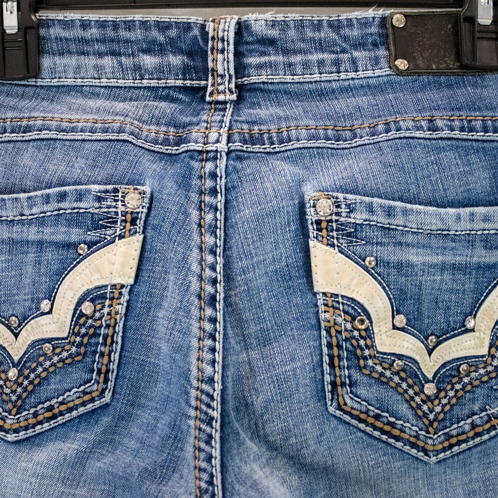 Wired Heart Jeans, Size 30, worn condition